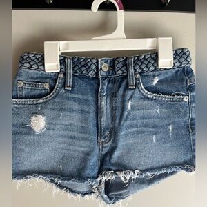 Tularosa braided belt Jean shorts